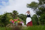 Se recoiffant jardin petit px